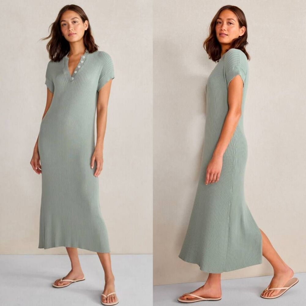 Varley Knit Midi Dress XL $168